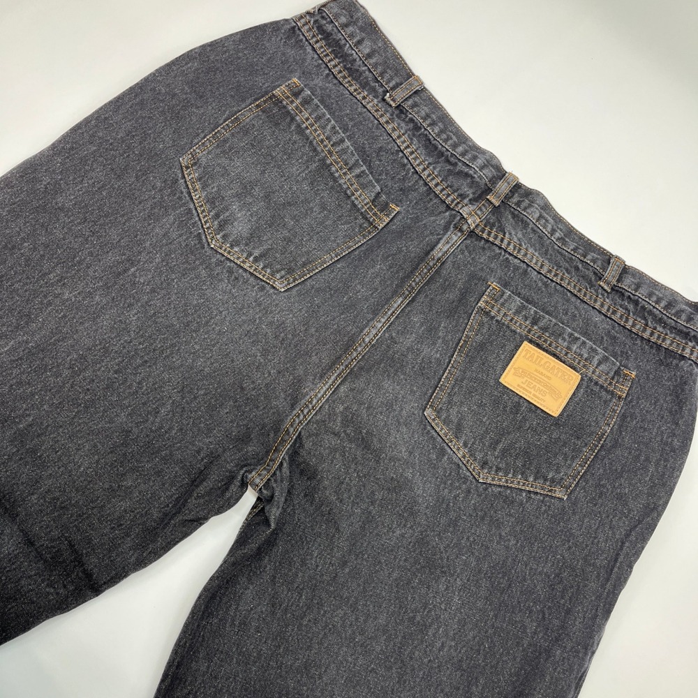 Haband Tailgater Mens Black Jeans‎ Size 44M Straight Leg Workwear Denim 90s